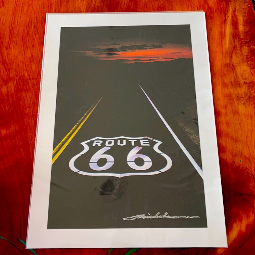 Route 66 photo wall art/ poster / decor